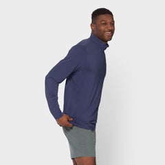 Men's AKHG Renew Bamboo 1/4 Zip Mock