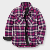 Women's Plus Folklore Flannel Insulated Shirt Jac