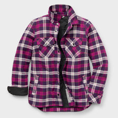 Women's Plus Folklore Flannel Insulated Shirt Jac
