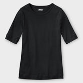 Women's Plus Longtail T Elbow Sleeve Scoopneck