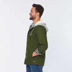 Men's Fire Hose Standard Fit Hooded Limber Jac