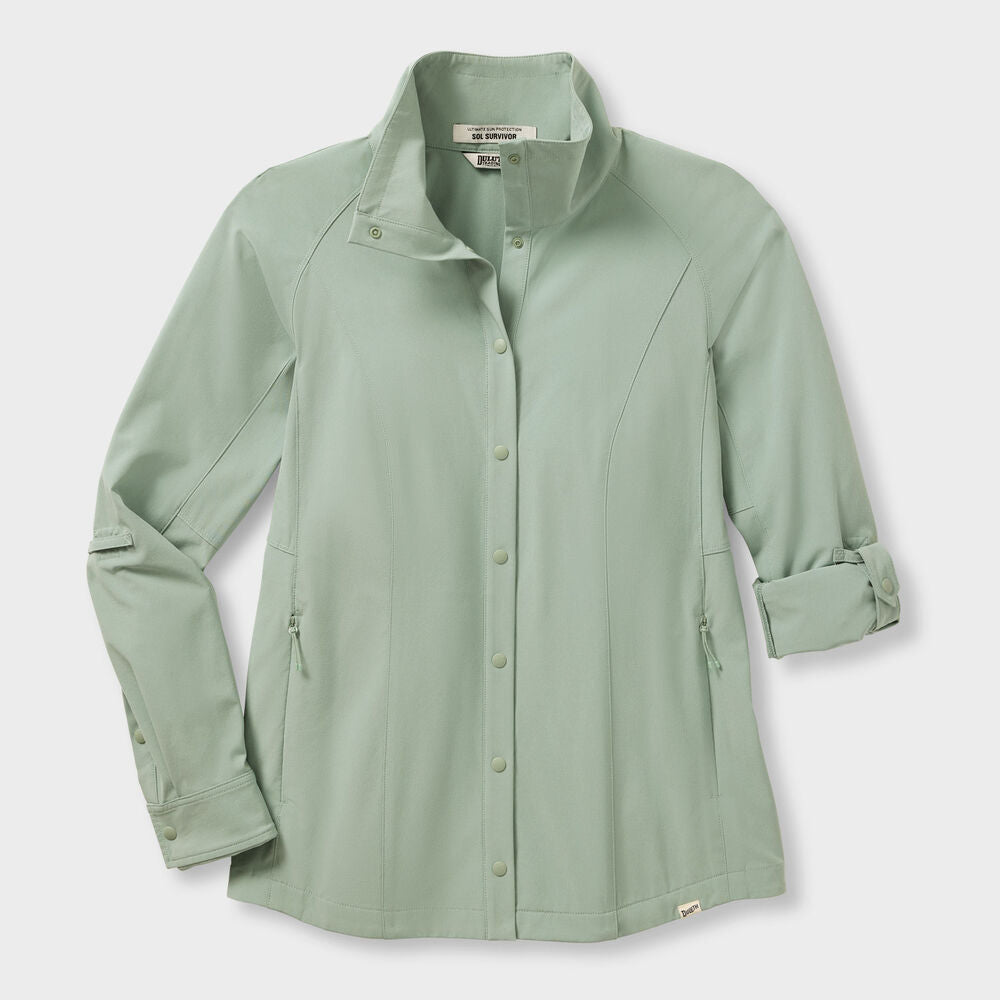 Women's Plus Sol Survivor Sun Protection Shirt Jac