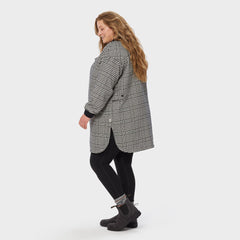 Women's Plus Folklore Flannel Insulated Duster