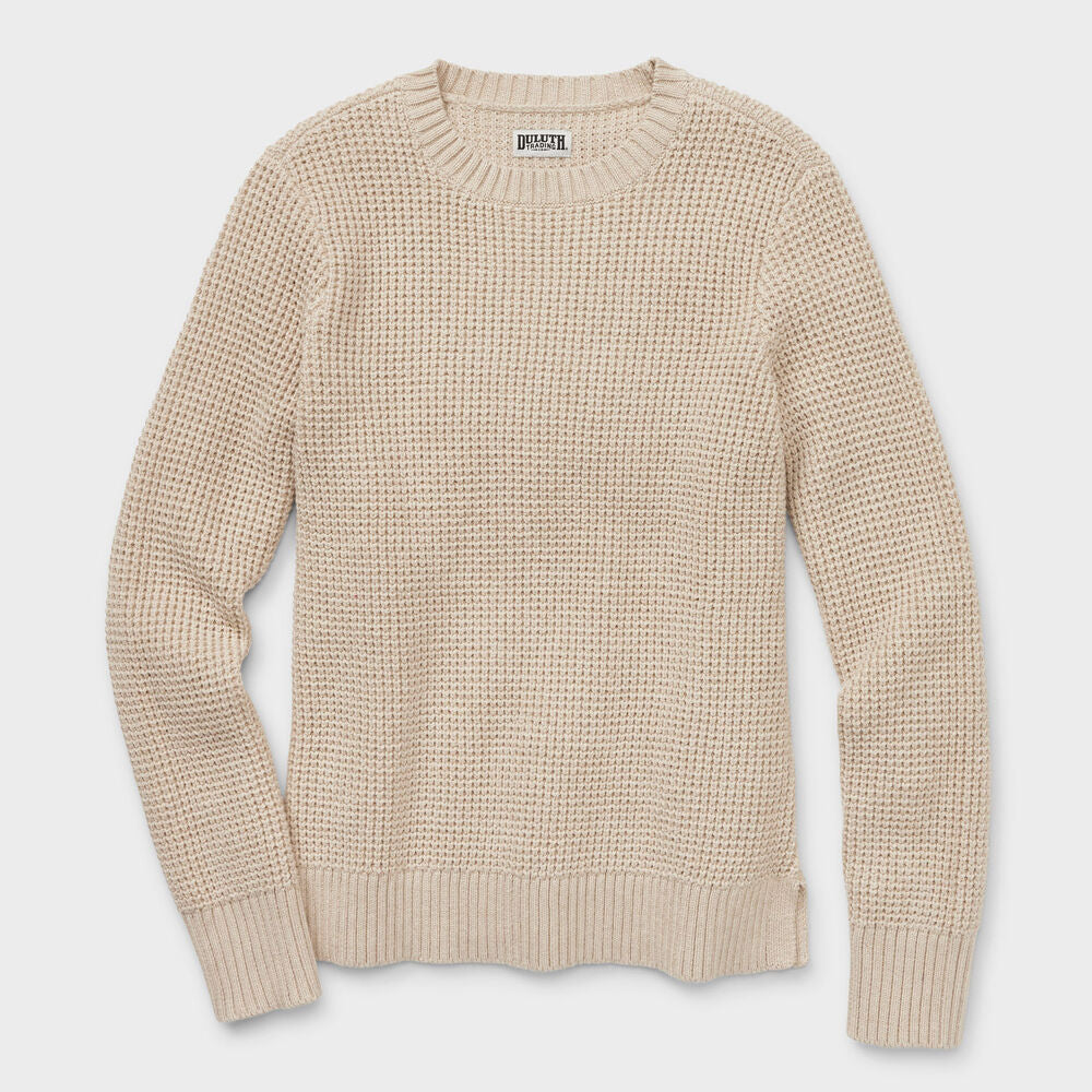 Women's Plus Heritage Waffle Stitch Crew Sweater